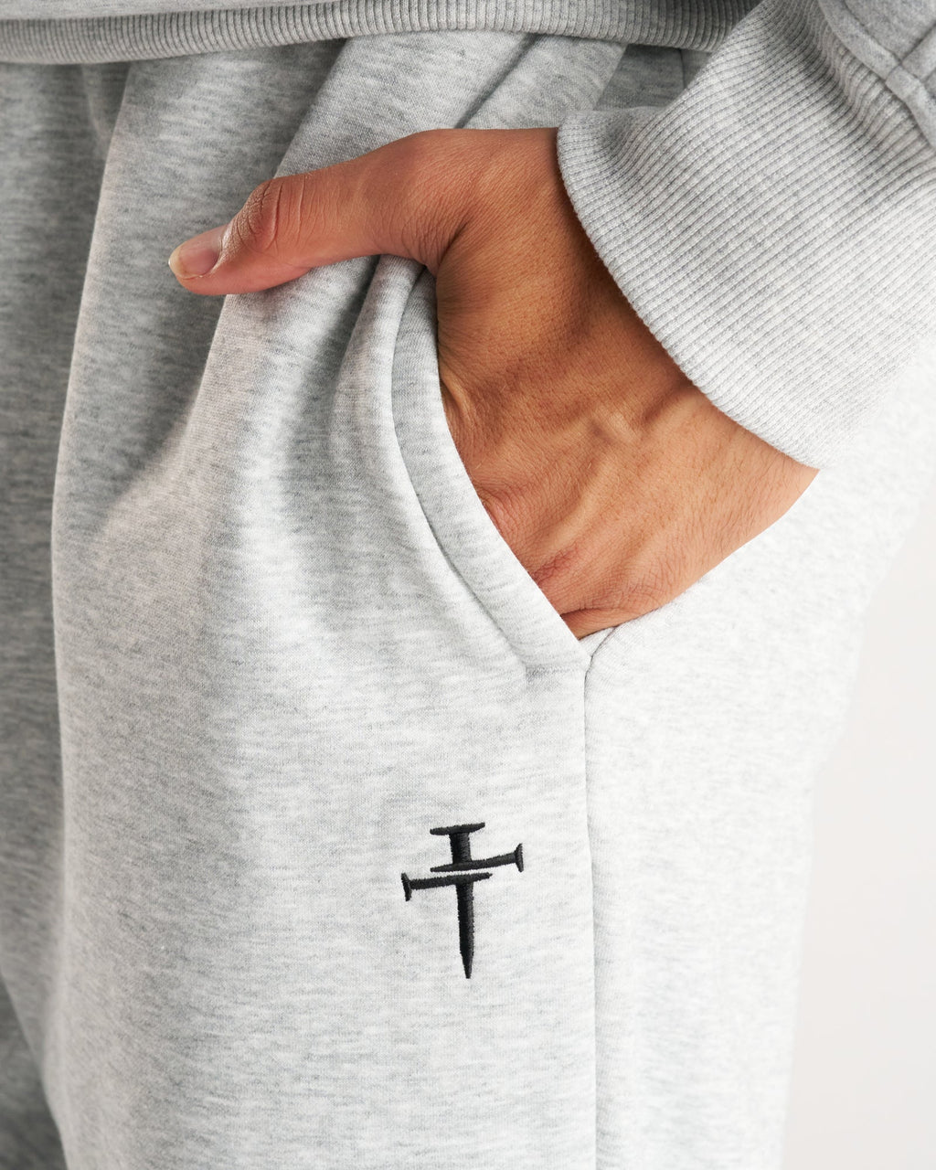 Signature Fleece Sweatpants - Heather Grey