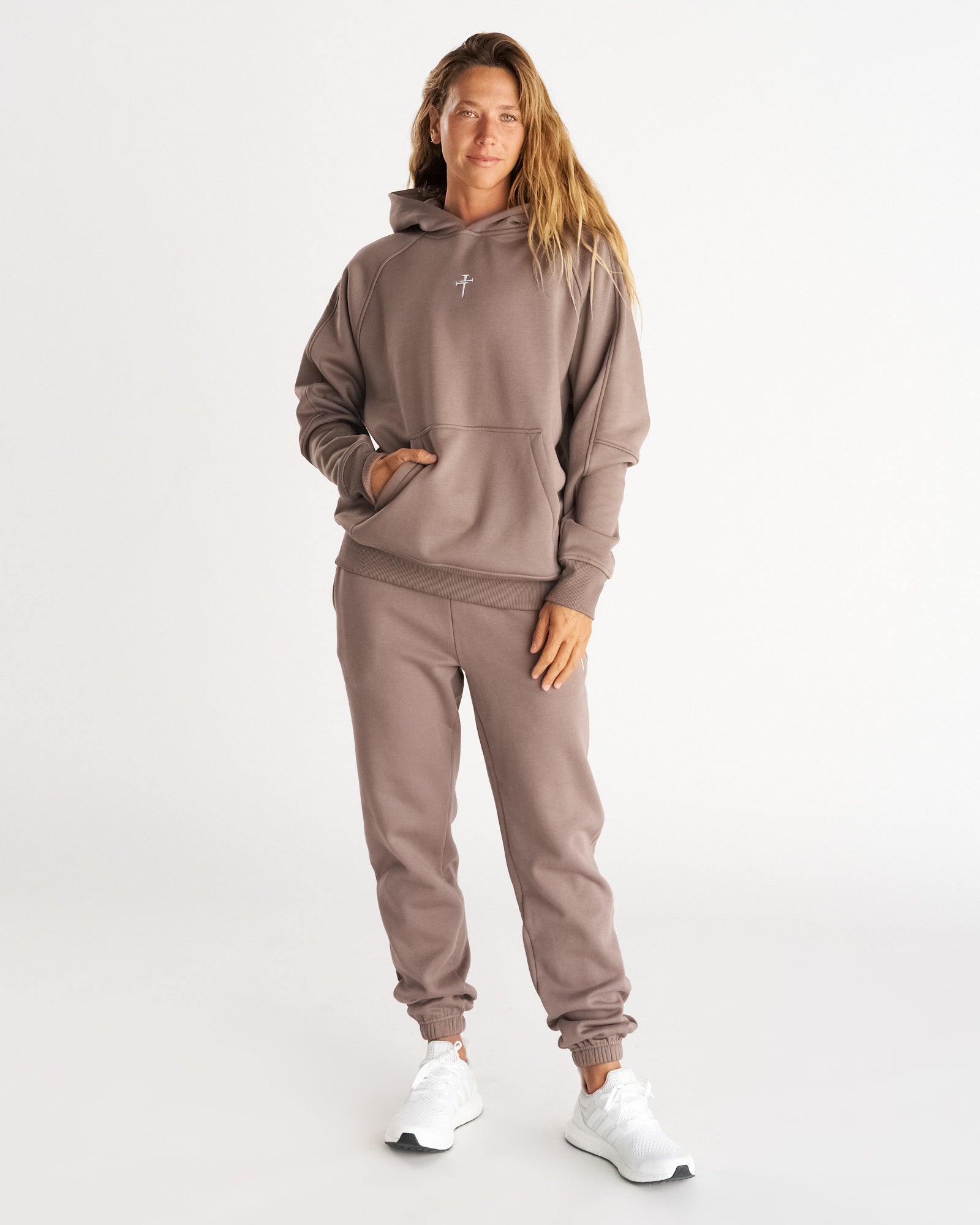 Signature Fleece Sweatpants - Deep Taupe