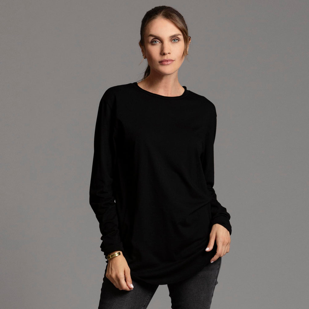 DIVINE LONG SLEEVE CREW SHIRT