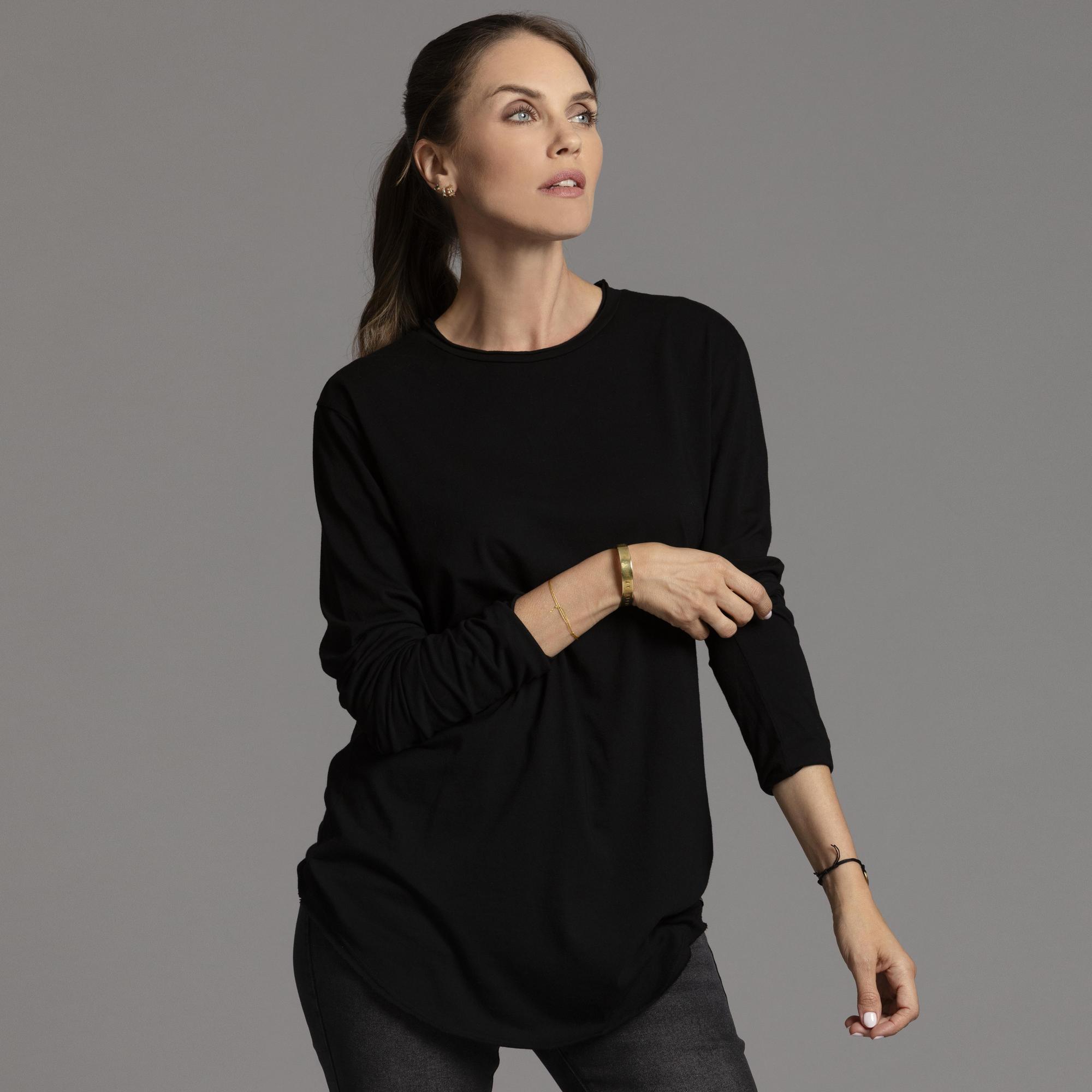DIVINE LONG SLEEVE CREW SHIRT