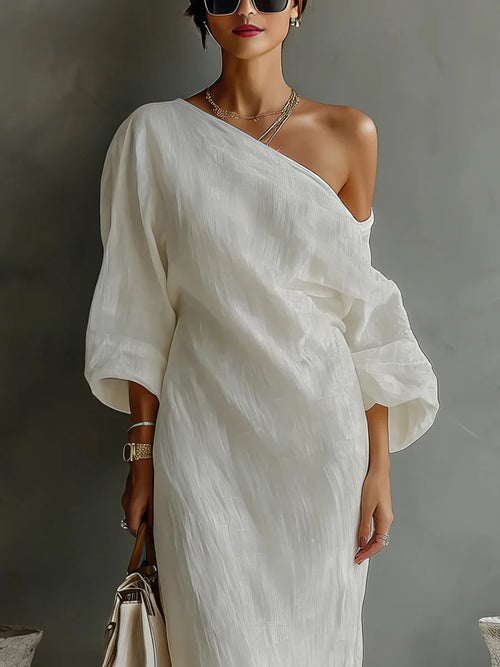 Anastasia | Women's One Shoulder Maxi Dress