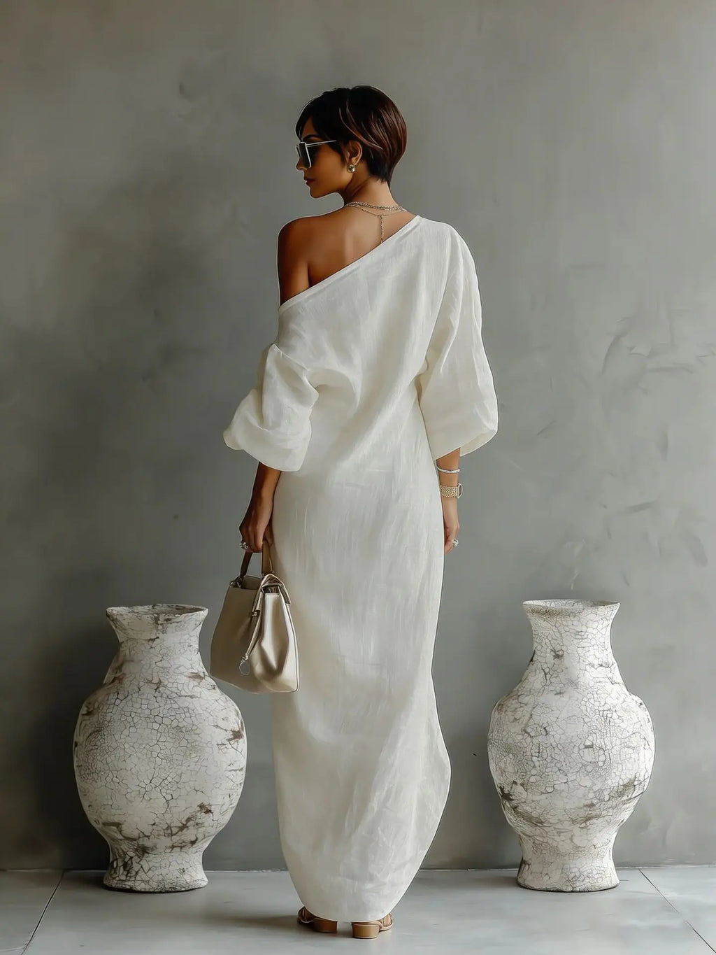 Anastasia | Women's One Shoulder Maxi Dress