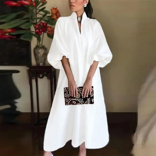 Celeste | Women's High Neck Maxi Dress