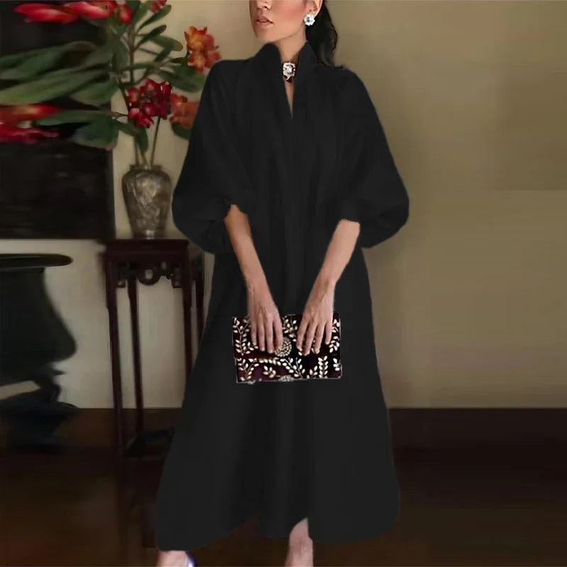 Celeste | Women's High Neck Maxi Dress