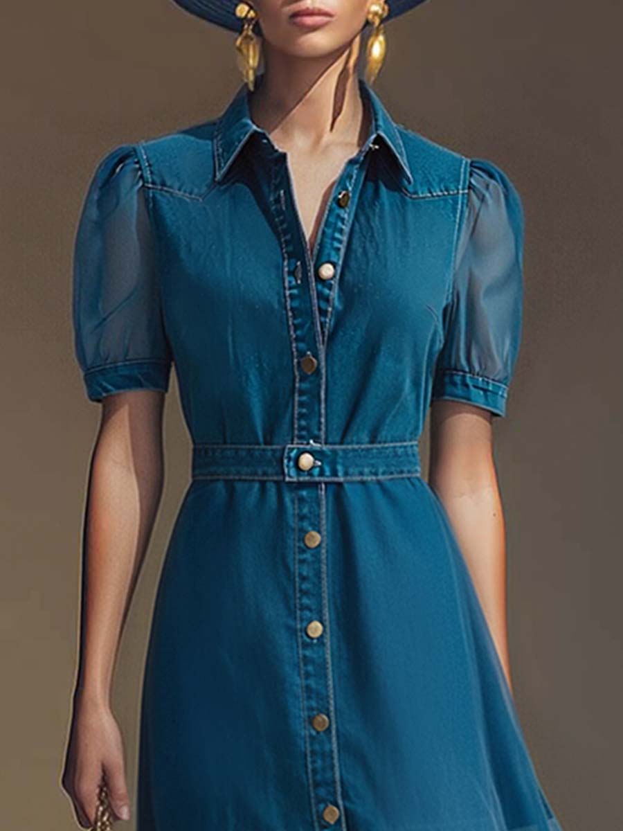 Isolde | Women's Button Front V-Neck Maxi Dress