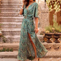 Juliette | Women's V-Neck Wrap Maxi Dress