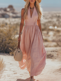 Ravenna | Women's Halter Neck Maxi Dress